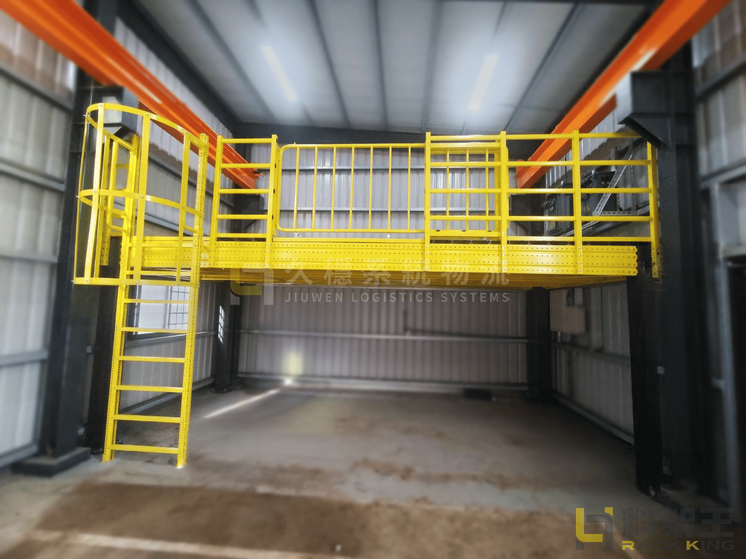 84 彰化 閣樓式平台+懸臂式料架 廢棄物處理廠2