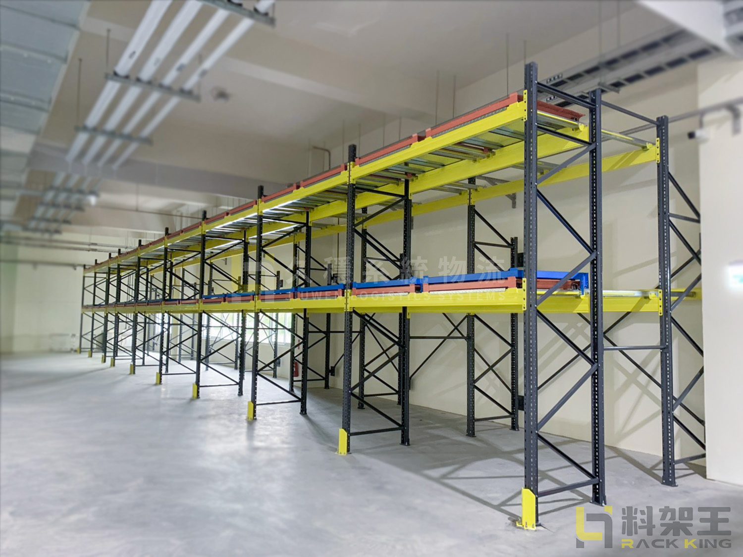 102 高雄 後推式料架+重型料架 保健食品業1