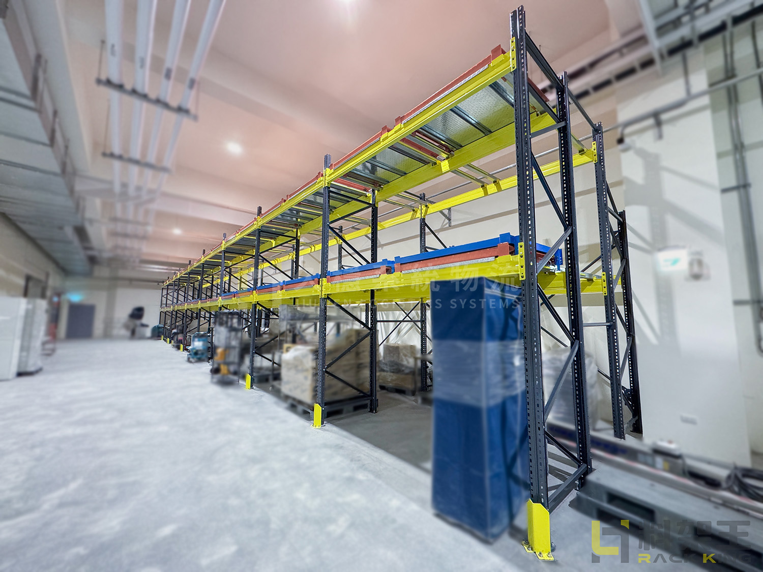 102 高雄 後推式料架+重型料架 保健食品業3