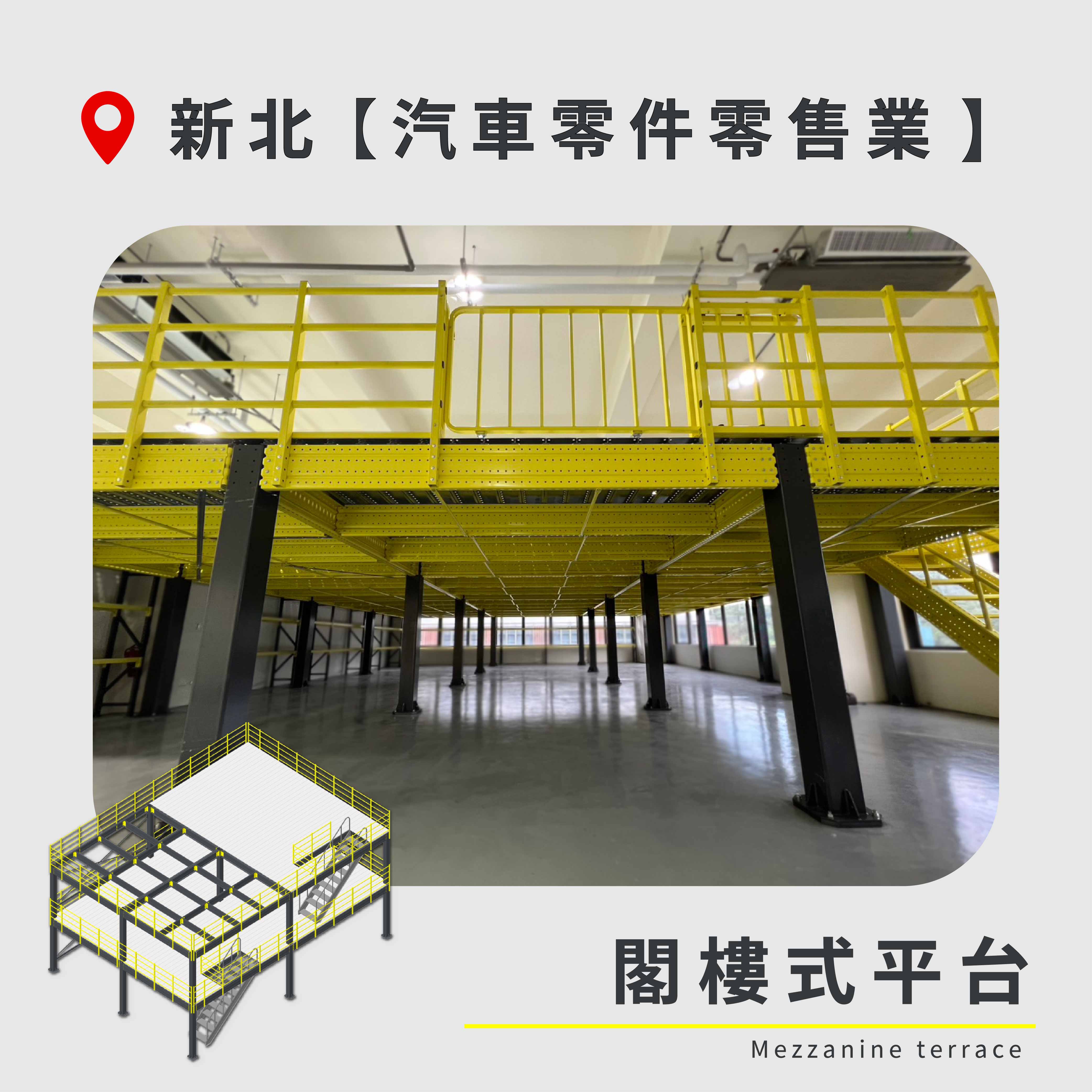 官網封面-107 新北 閣樓式平台 汽車零件零售業
