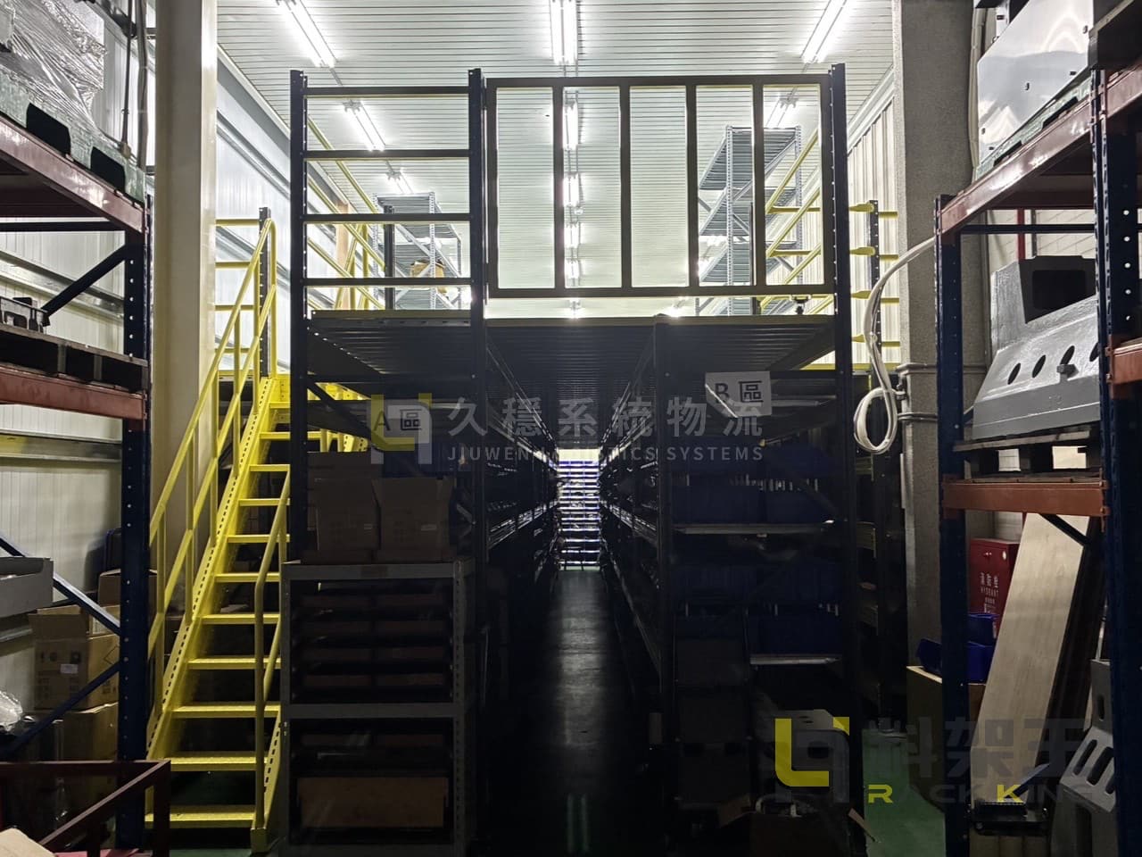 175 台中 閣樓式料架+重型料架 機械製造業-5